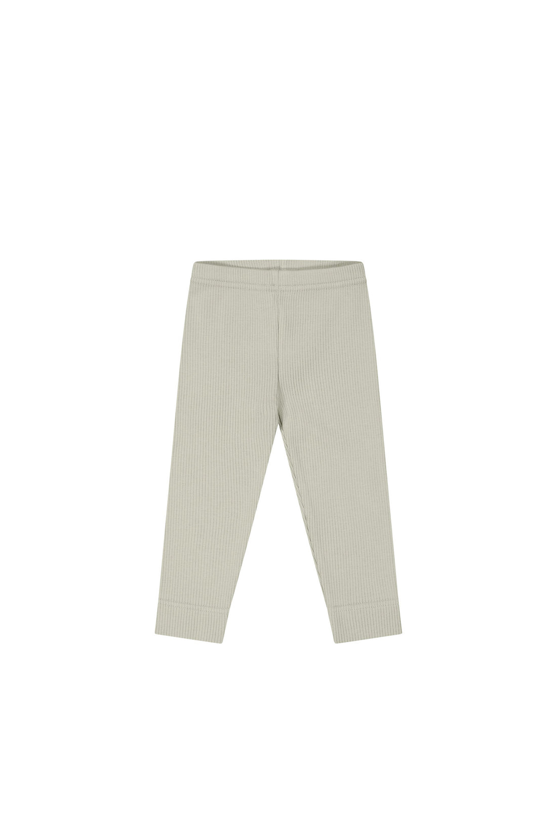 Organic Cotton Fine Rib Legging - Mist Childrens Legging from Jamie Kay NZ