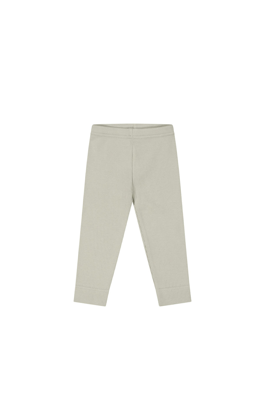 Organic Cotton Fine Rib Legging - Mist Childrens Legging from Jamie Kay NZ