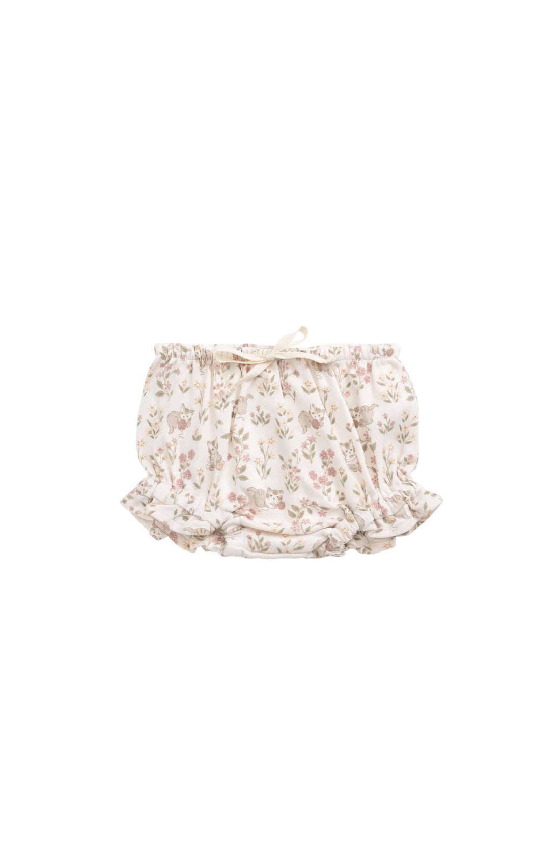 Organic Cotton Frill Bloomer - Moons Woolen Ball Childrens Bloomer from Jamie Kay NZ