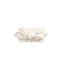 Organic Cotton Headband - Emilia Egret Childrens Headband from Jamie Kay NZ