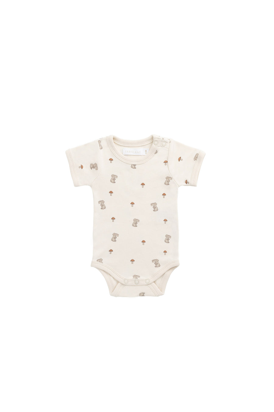 Organic Cotton Hudson Short Sleeve Bodysuit - Le Lapin Childrens Bodysuit from Jamie Kay NZ