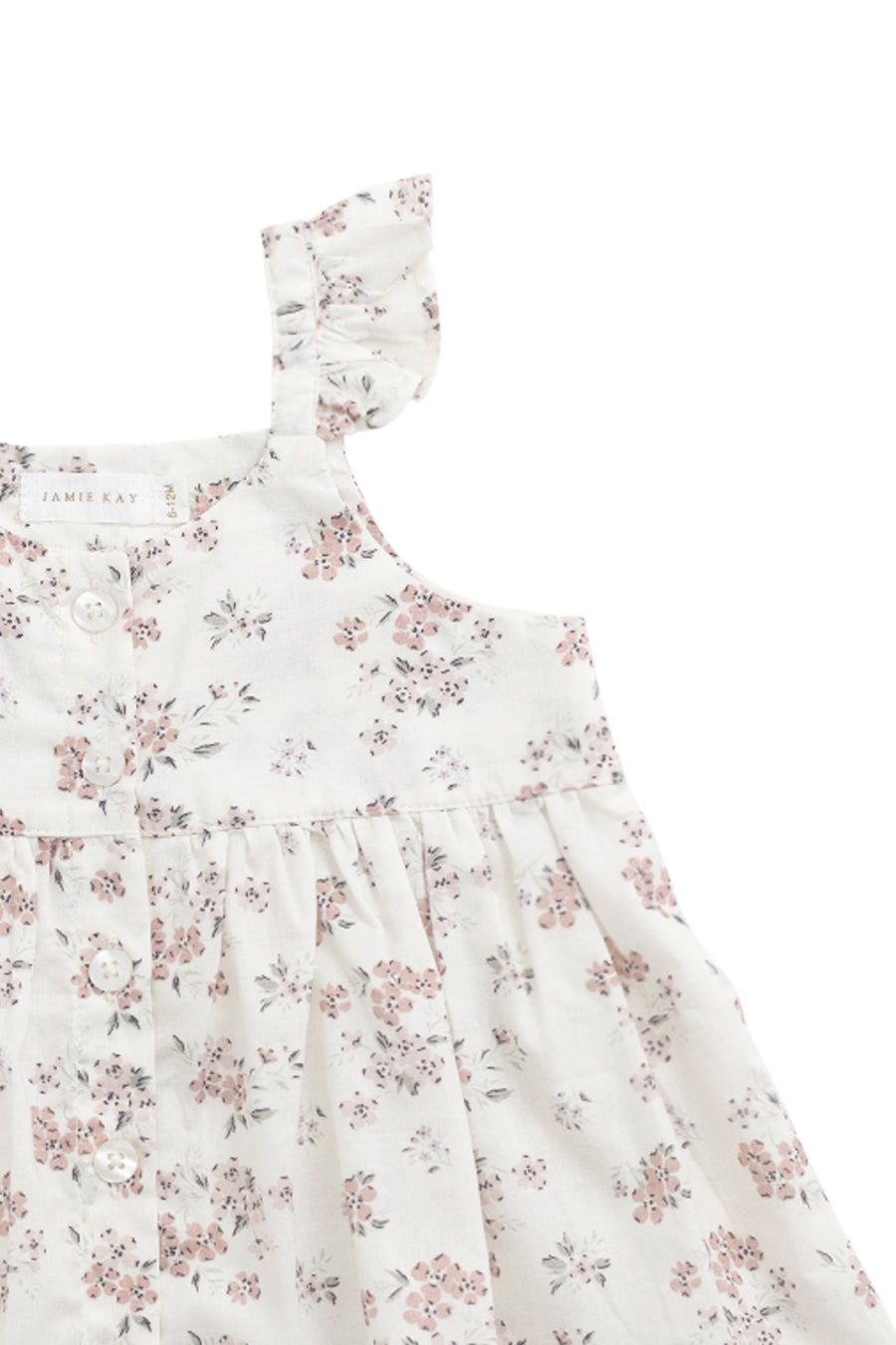 Organic Cotton Leah Top - Selena Blush Childrens Top from Jamie Kay NZ