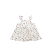 Organic Cotton Leah Top - Selena Blush Childrens Top from Jamie Kay NZ