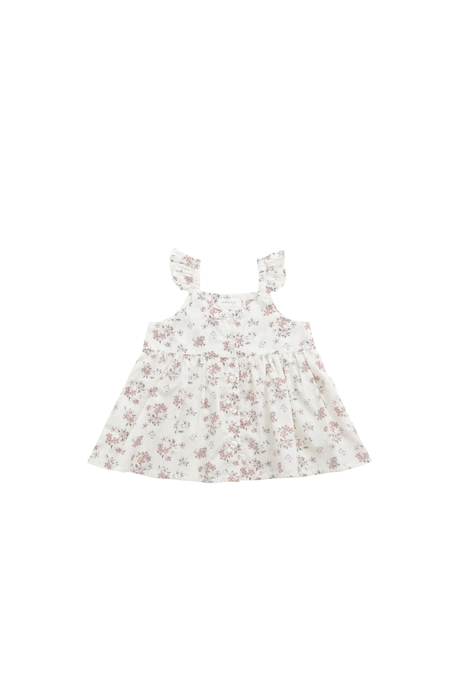 Organic Cotton Leah Top - Selena Blush Childrens Top from Jamie Kay NZ