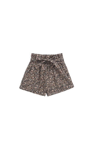 Organic Cotton Louise Short - Winter Moonless Night Childrens Short from Jamie Kay NZ