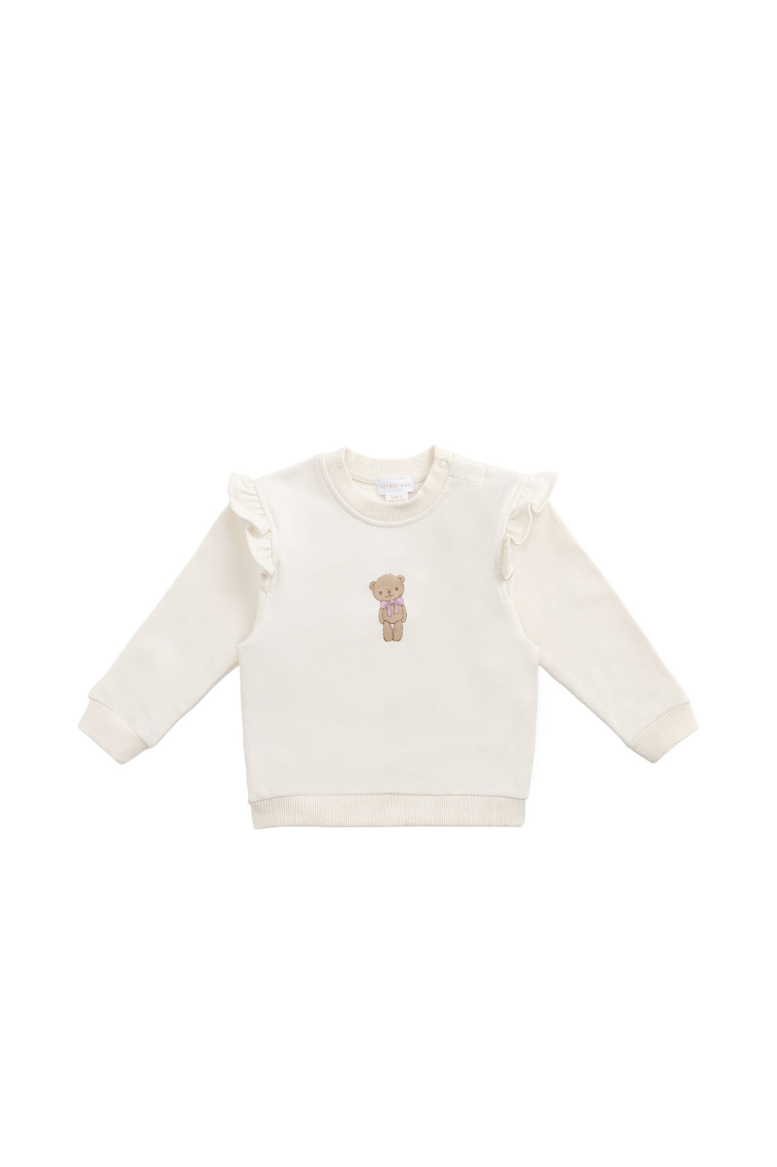 Organic Cotton Maple Sweatshirt - Cloud Little Georgie Childrens Top from Jamie Kay NZ