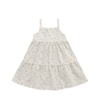 Organic Cotton Matilda Dress - Adnola Floral Childrens Dress from Jamie Kay NZ