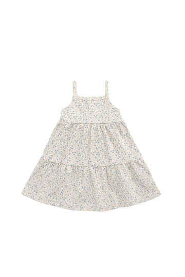 Organic Cotton Matilda Dress - Adnola Floral Childrens Dress from Jamie Kay NZ