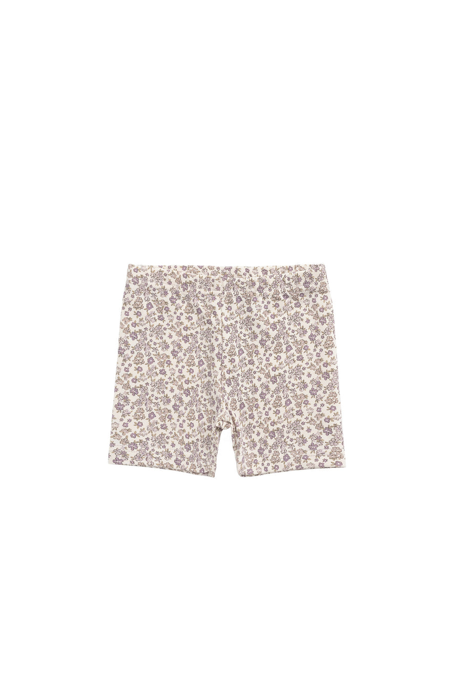 Organic Cotton Modal Elisa Bike Short - Amber Eggnog Childrens Short from Jamie Kay NZ