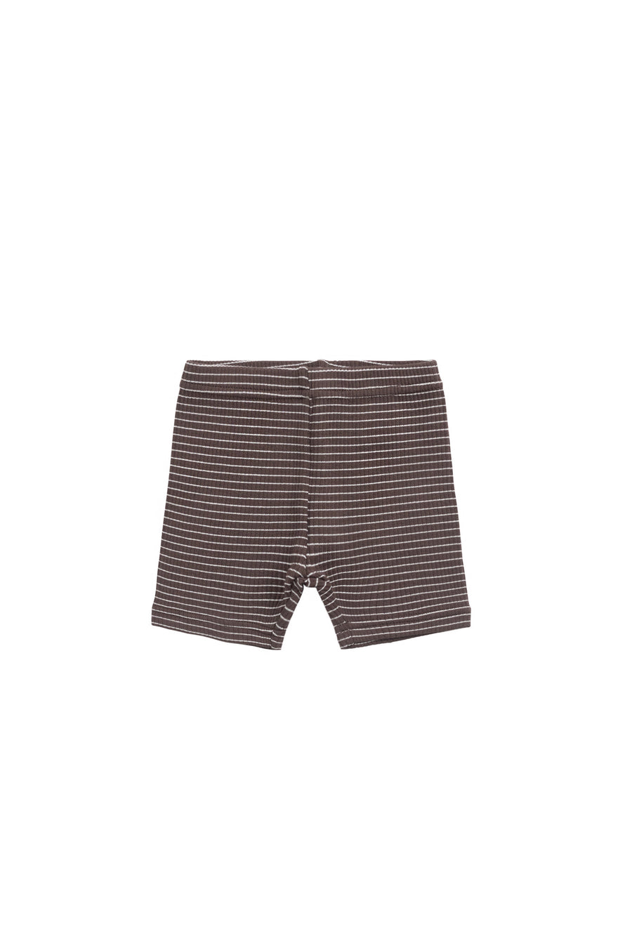 Organic Cotton Modal Elisa Bike Short - Little Stripe Earth/Cloud Childrens Short from Jamie Kay NZ