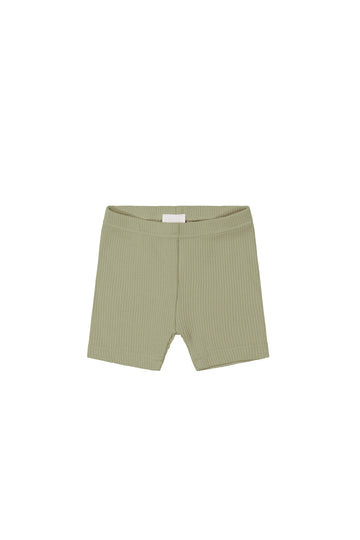 Organic Cotton Modal Elisa Bike Short - Tea Tree Childrens Short from Jamie Kay NZ