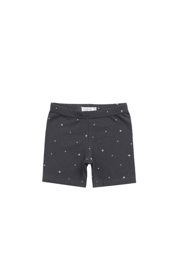 Organic Cotton Modal Elisa Bike Short - Milky Way Icelandic Childrens Short from Jamie Kay NZ