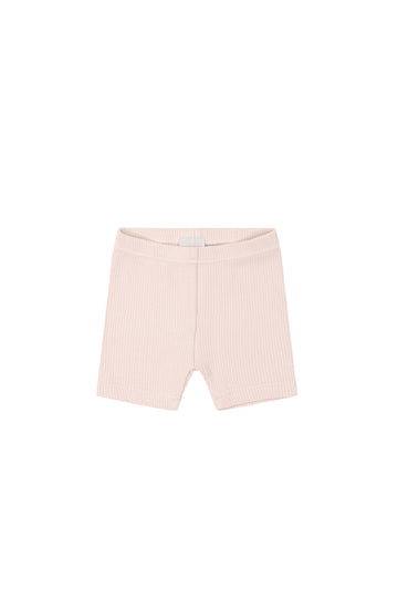 Organic Cotton Modal Elisa Bike Short - Morgan Pink Childrens Short from Jamie Kay NZ