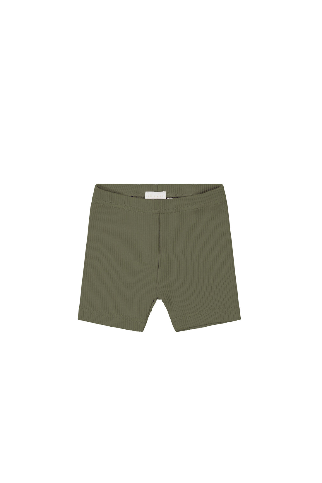 Organic Cotton Modal Elisa Bike Short - Sicilian Olive Childrens Short from Jamie Kay NZ