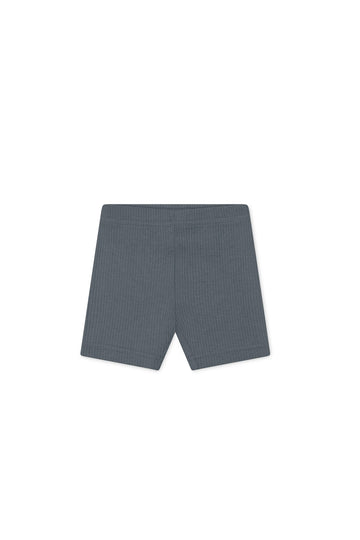 Organic Cotton Modal Elisa Bike Short - Smoke Childrens Short from Jamie Kay NZ