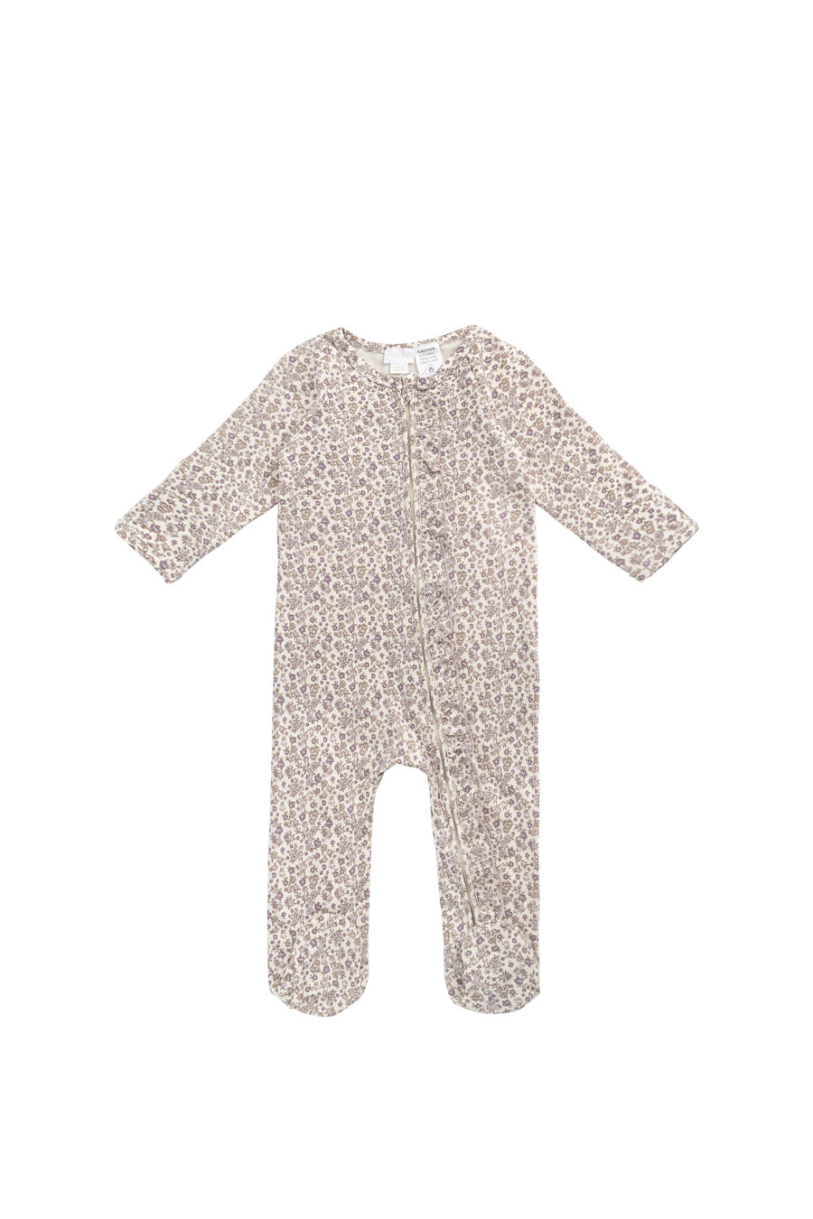 Organic Cotton Modal Frankie Onepiece - Amber Eggnog Childrens Onepiece from Jamie Kay NZ