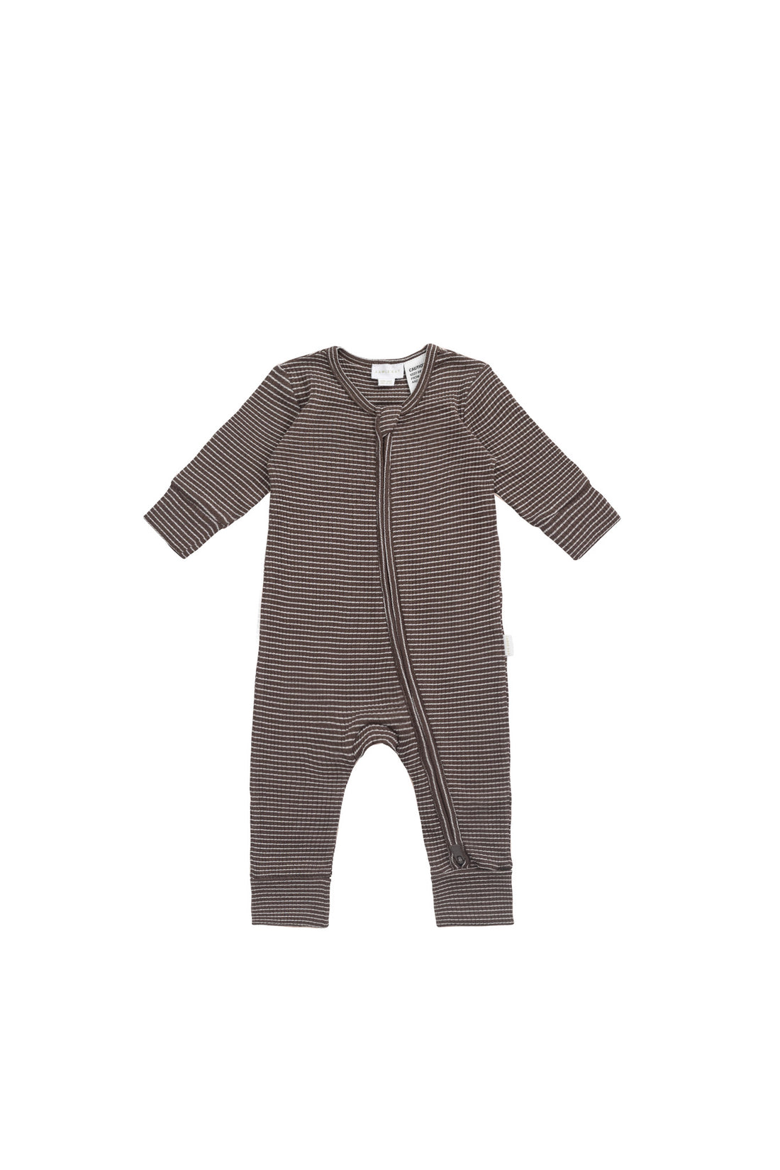 Organic Cotton Modal Frankie Onepiece - Little Stripe Earth/Cloud Childrens Onepiece from Jamie Kay NZ