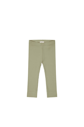 Organic Cotton Modal Legging - Tea Tree Childrens Legging from Jamie Kay NZ