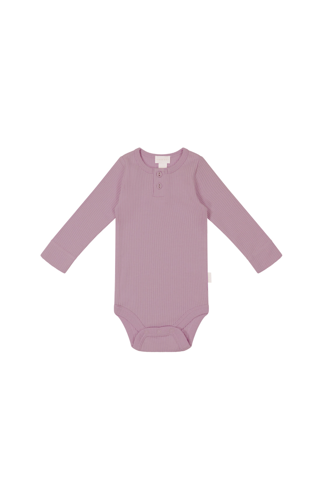 Organic Cotton Modal Long Sleeve Bodysuit - Sweet Mauve Childrens Bodysuit from Jamie Kay NZ