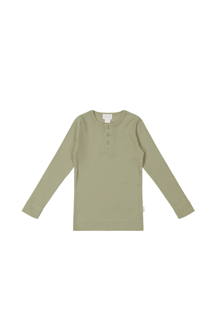 Organic Cotton Modal Long Sleeve Top - Tea Tree Childrens Top from Jamie Kay NZ