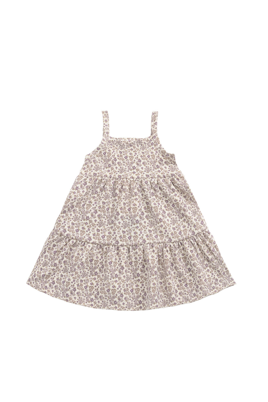 Organic Cotton Modal Matilda Dress - Amber Eggnog Childrens Dress from Jamie Kay NZ