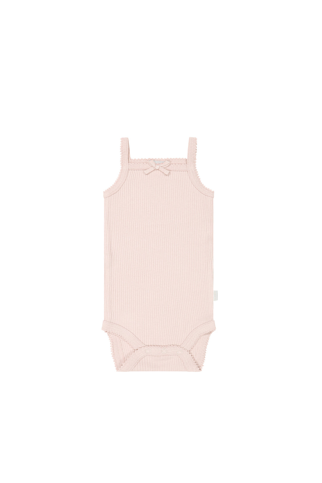 Organic Cotton Modal Singlet Bodysuit - Morgan Pink Childrens Bodysuit from Jamie Kay NZ