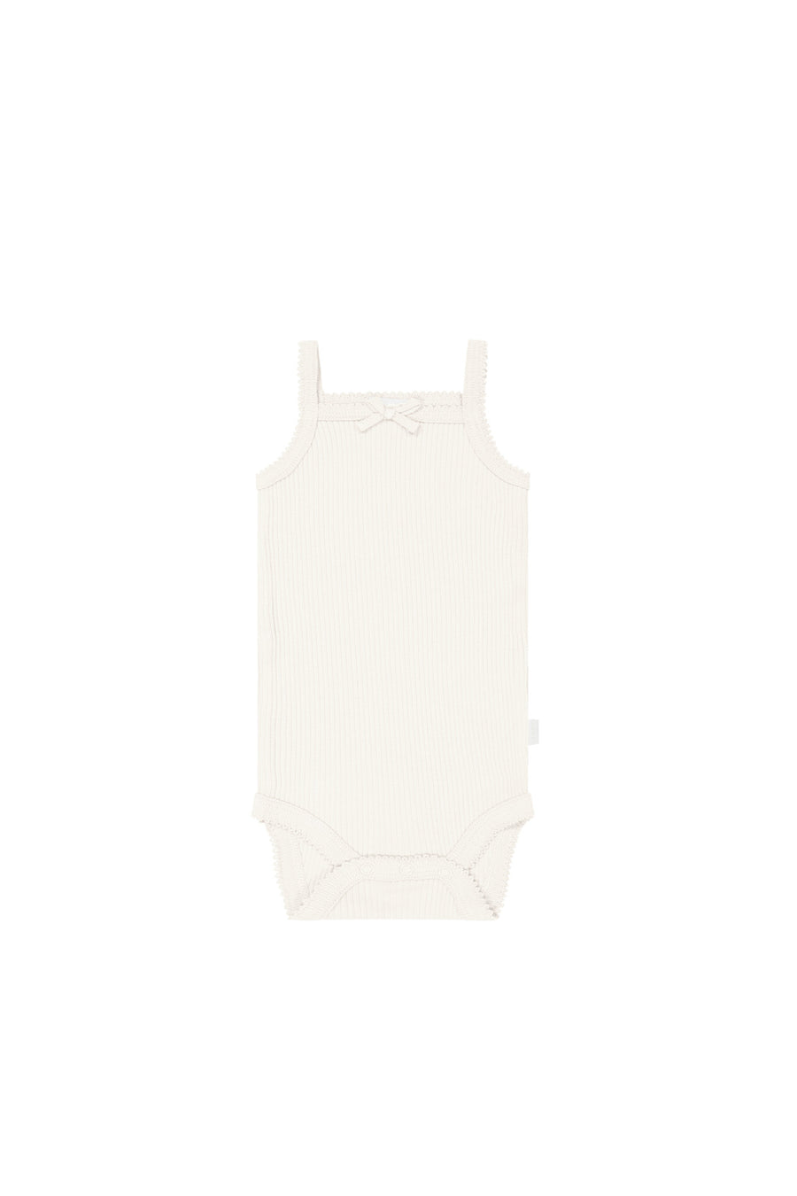 Organic Cotton Modal Singlet Bodysuit - Whisper Childrens Bodysuit from Jamie Kay NZ