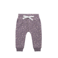 Organic Cotton Morgan Track Pant - Briella Quail Childrens Pant from Jamie Kay NZ