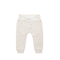 Organic Cotton Morgan Track Pant - Briella Whisper Childrens Pant from Jamie Kay NZ