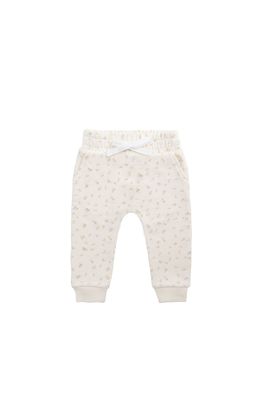 Organic Cotton Morgan Track Pant - Briella Whisper Childrens Pant from Jamie Kay NZ