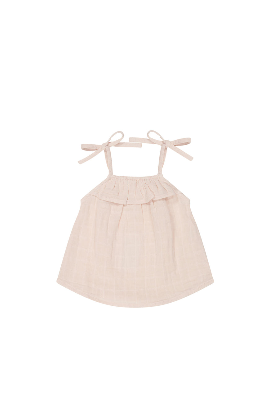 Organic Cotton Muslin Arielle Top - Ballet Pink Childrens Top from Jamie Kay NZ