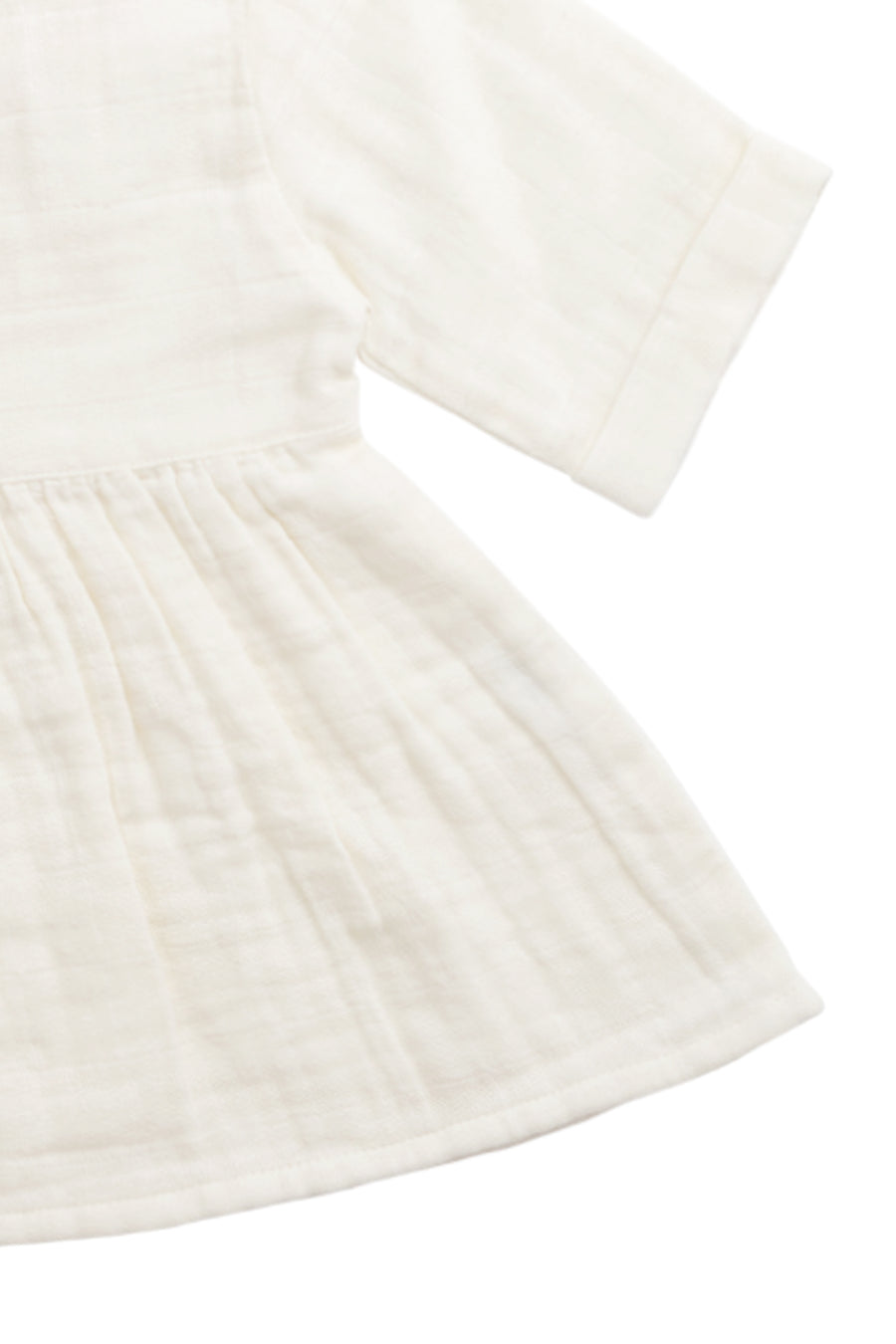 Organic Cotton Muslin Estelle Top - Parchment Childrens Top from Jamie Kay NZ