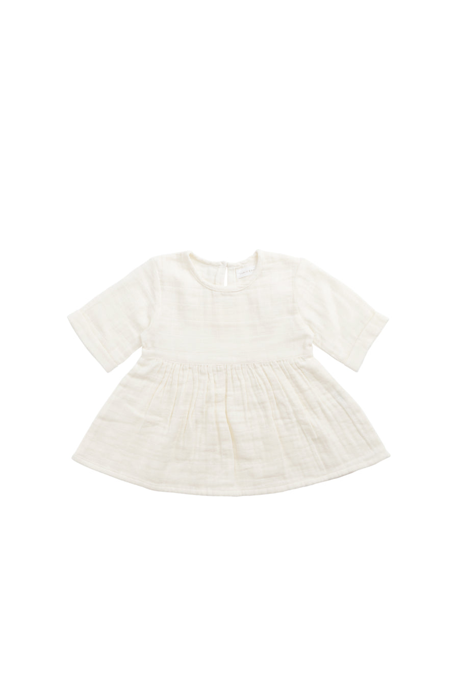 Organic Cotton Muslin Estelle Top - Parchment Childrens Top from Jamie Kay NZ