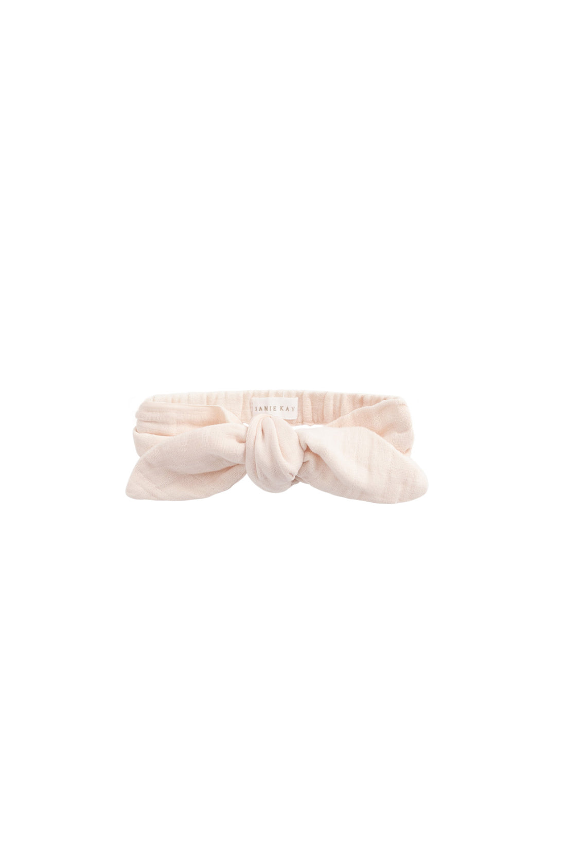 Organic Cotton Muslin Headband - Ballet Pink Childrens Headband from Jamie Kay NZ