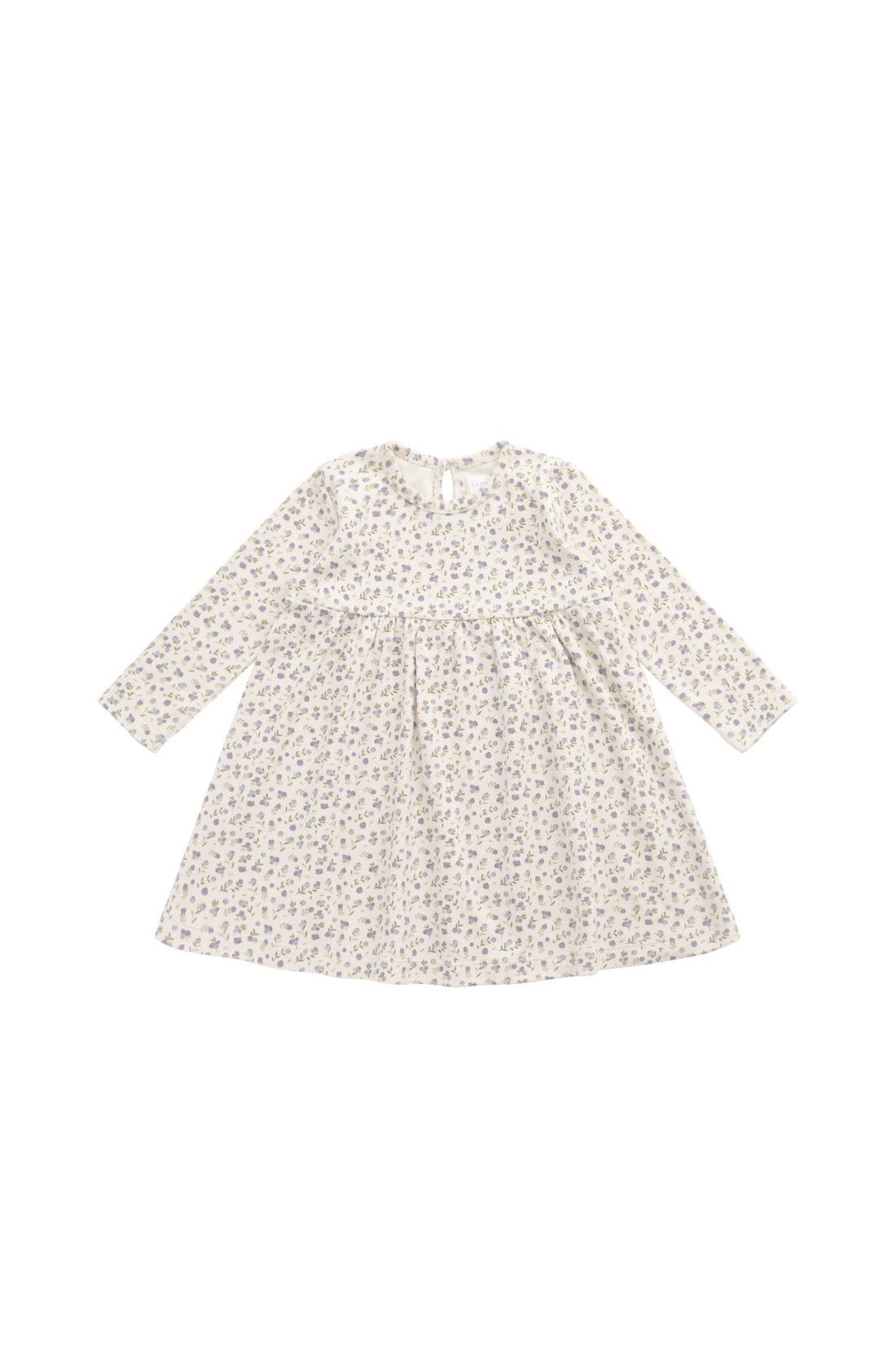 Organic Cotton Pixie Dress - Blueberry Field Raindrops Childrens Dress from Jamie Kay NZ