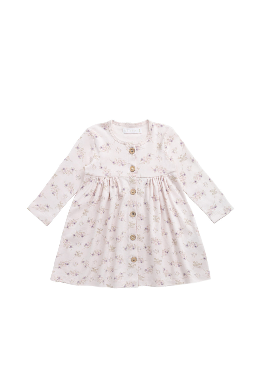 Organic Cotton Poppy Dress - Sweet Pea Floral Childrens Dress from Jamie Kay NZ