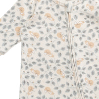 Organic Cotton Reese Zip Onepiece - Freddie Fox Childrens Pyjama from Jamie Kay NZ