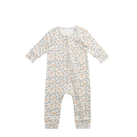 Organic Cotton Reese Zip Onepiece - Freddie Fox Childrens Pyjama from Jamie Kay NZ