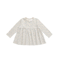 Organic Cotton Sage Top - Adnola Floral Childrens Top from Jamie Kay NZ