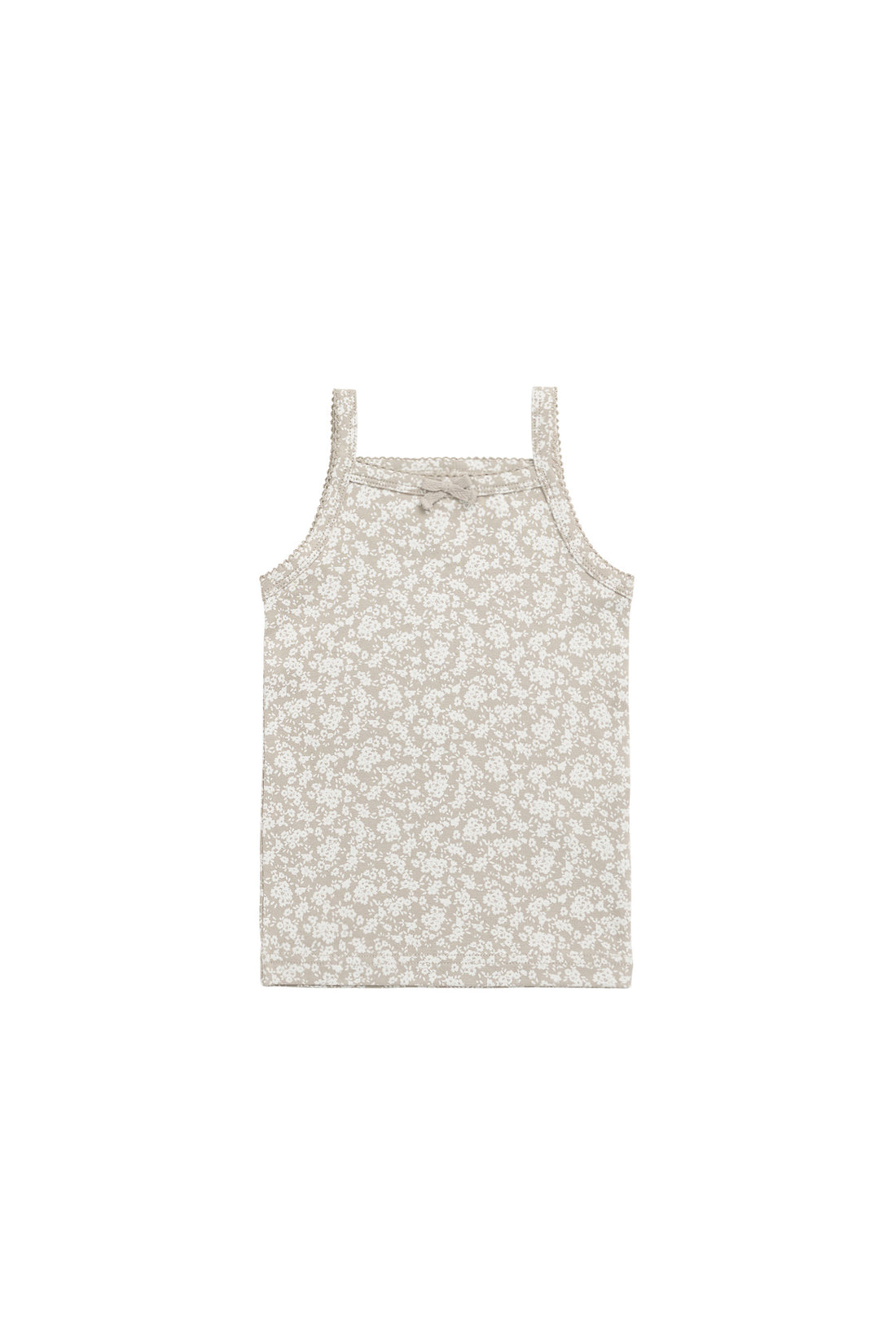 Organic Cotton Singlet - Sadie Honeydew Childrens Singlet from Jamie Kay NZ