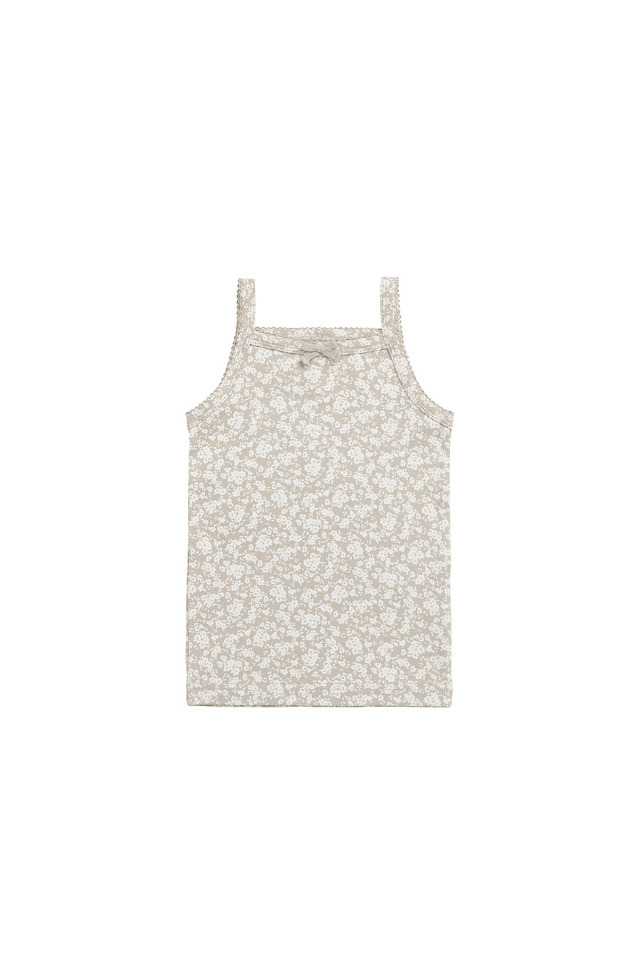 Organic Cotton Singlet - Sadie Honeydew Childrens Singlet from Jamie Kay NZ