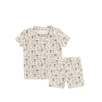 Organic Cotton Skye Pyjama Short Sleeve Set - Charlie's Backyard Childrens Pyjama from Jamie Kay NZ