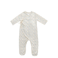 Organic Cotton Wrap Onepiece - Adnola Floral Childrens Onepiece from Jamie Kay NZ