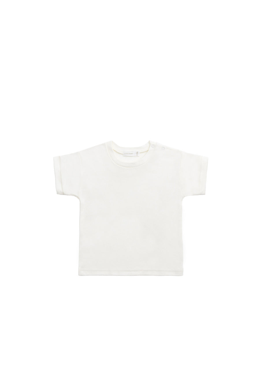 Pima Cotton Eddie Tee - Parchment Childrens Top from Jamie Kay NZ