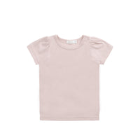 Pima Cotton Tasha Top - Dusky Pink Childrens Top from Jamie Kay NZ