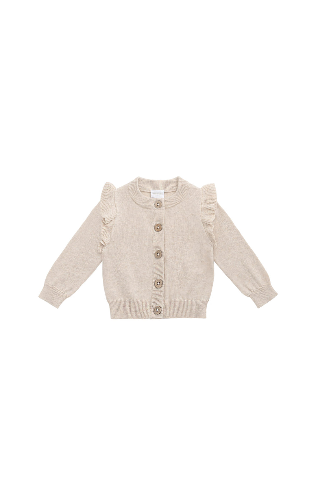 Rosie Cardigan - Oatmeal Marle Childrens Cardigan from Jamie Kay NZ