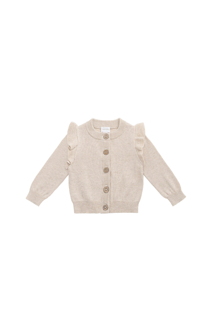 Rosie Cardigan - Oatmeal Marle Childrens Cardigan from Jamie Kay NZ