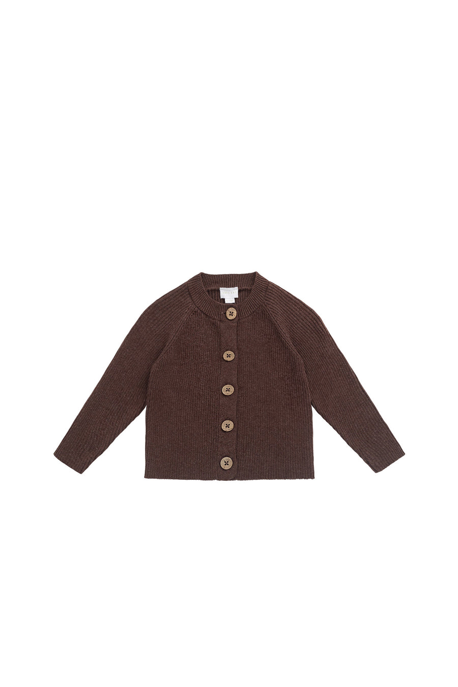 Samantha Cardigan - Toasted Brown Marle Childrens Cardigan from Jamie Kay NZ