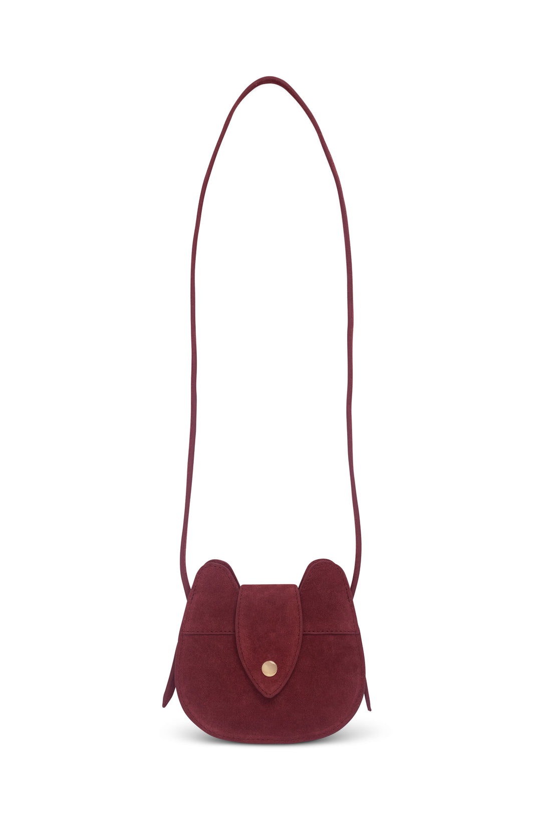 Jamie Kay Leather Shoulder Bag - Plum Pink Childrens Bag from Jamie Kay NZ