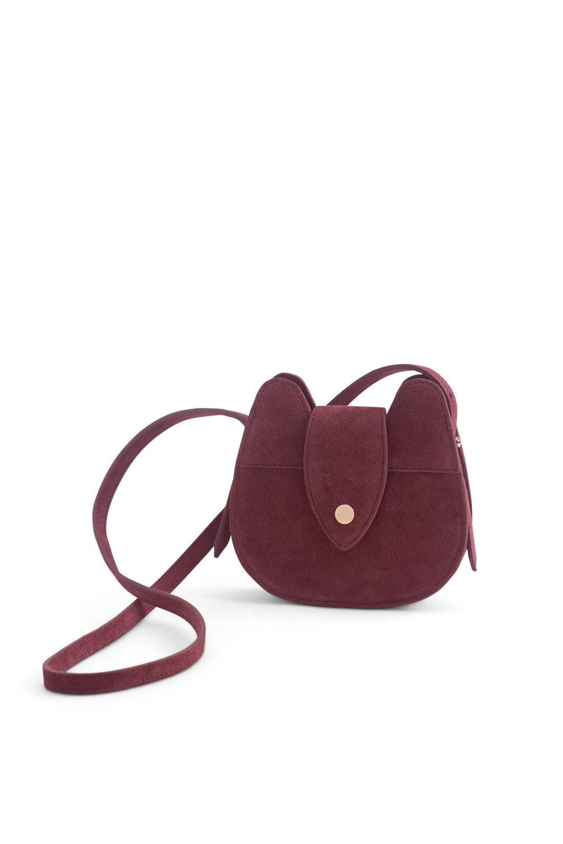 Jamie Kay Leather Shoulder Bag - Plum Pink Childrens Bag from Jamie Kay NZ